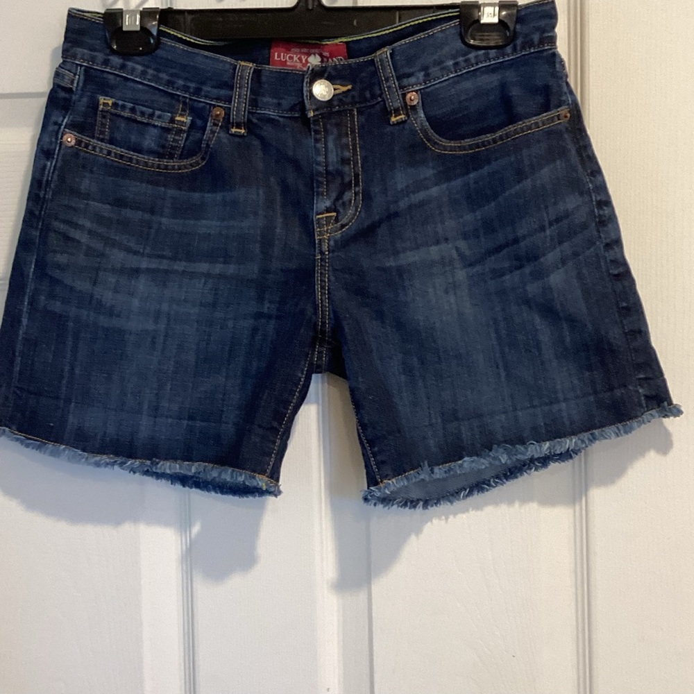 Lucky Brand Dark Blue Jean Shorts
